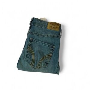 Hollister High Rise Super Skinny Jeans Womens Size 24‎ Distressed Denim